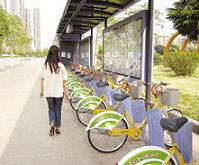 禅城区公共自行车站